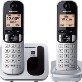 Điện thoại kéo dài Panasonic KX-TGC212- Bạc