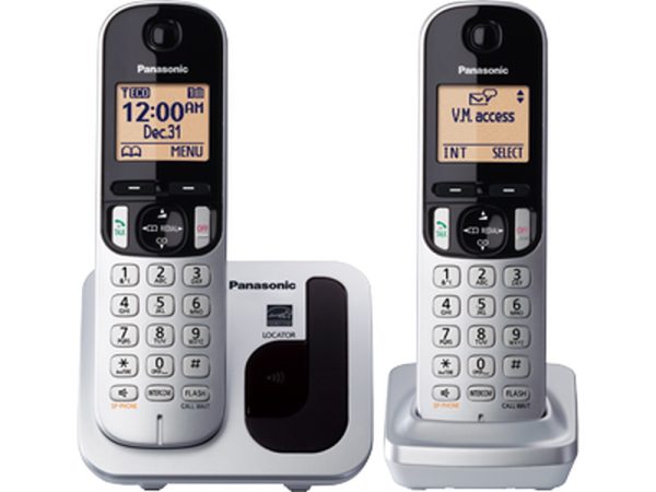 Điện thoại kéo dài Panasonic KX-TGC212- Bạc