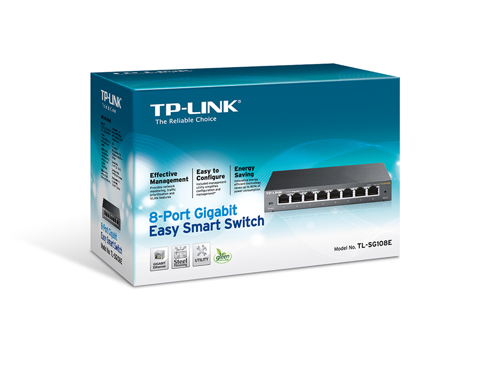 Thiết bị chia mạng TP-Link TL-SG108E