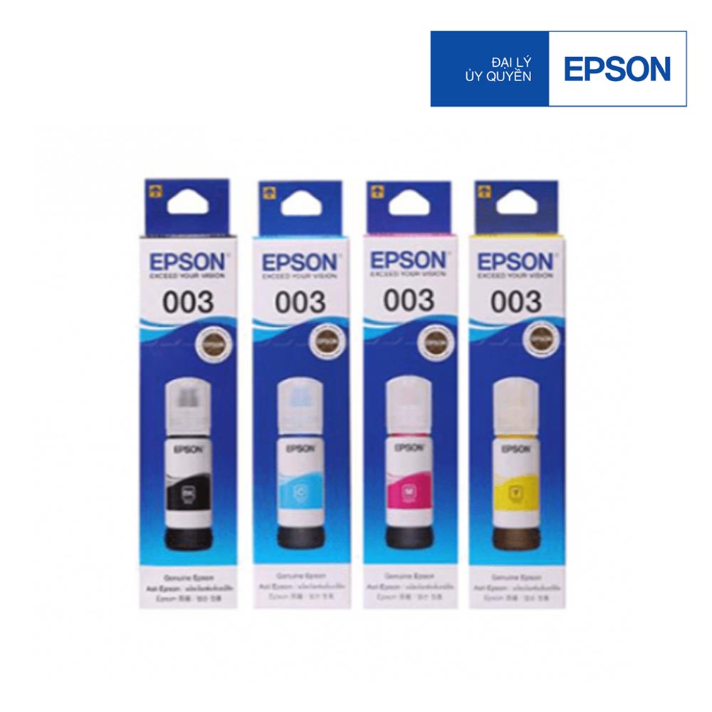 Mực in phun Epson C13T00V400-Yellow (Dùng cho máy L121/L1210/L3210/L1250/L1256/L3250/L3550)