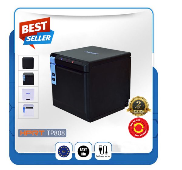 Máy in hóa đơn HPRT TP808 USB-LAN-RS232 (In nhiệt/ K80)