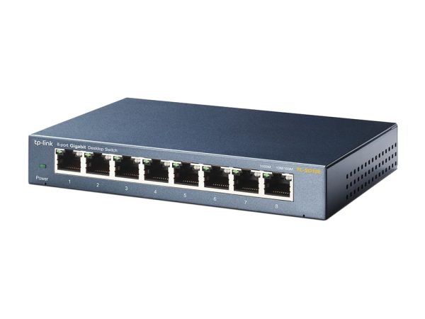 Switch TP-Link TL-SG108 (Gigabit (1000Mbps)/ 8 Cổng/ Vỏ Thép)