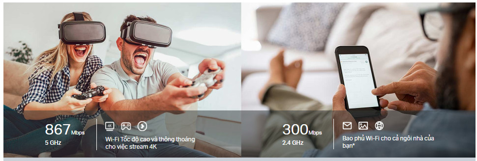 Bộ phát wifi TP-Link Archer C54 AC1200Mbps