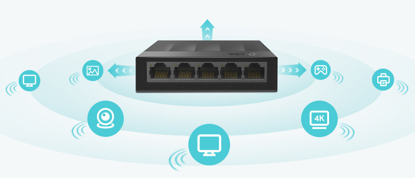 Thiết bị chia mạng TP-Link LS1005G (Gigabit)
