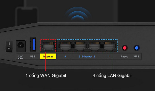 Bộ phát wifi 6 Linksys MESH E7350-AH MAX-STREAM AX1800 MU-MIMO