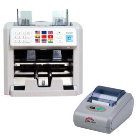 Máy đếm tiền Silicon MC-8Plus (Combo)