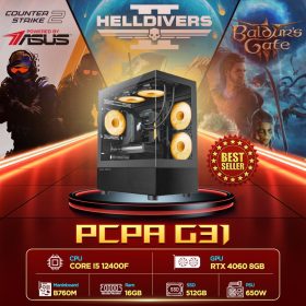 Máy tính PCPA G31 (i5 12400F/16GB/ 512GB SSD/RTX 4060 8Gb/650W)