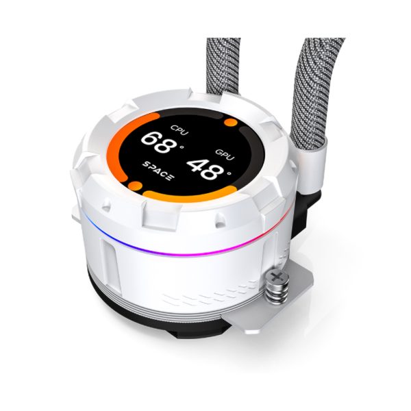 Tản nhiệt nước AIO ID-COOLING SPACE SL360 XE White (Trắng/ LED ARGB)