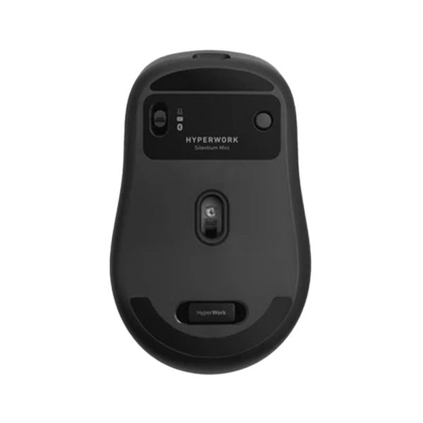 Chuột không dây HyperWork Silentium Mini HPW MS01M BLK (Bluetooth/Wireless/ Đen)