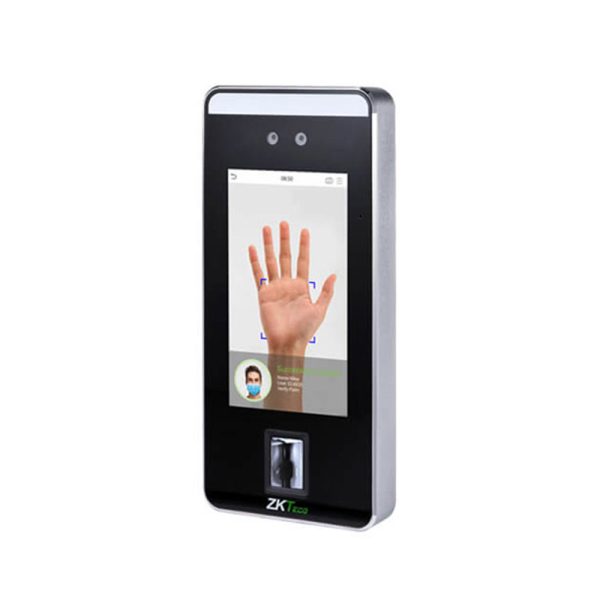 Máy chấm công ZKteco SpeedFace V5L[P] (Vân tay + Thẻ + Khuôn mặt/ 150.000 Bản ghi/ Không dây)