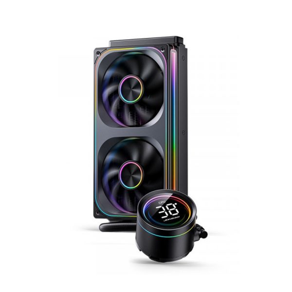 Tản nhiệt nước AIO JONSBO TH-240 Black (ARGB, Hiển Thị Nhiệt Độ)