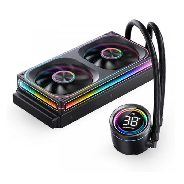 Tản nhiệt nước AIO JONSBO TH-240 Black (ARGB, Hiển Thị Nhiệt Độ)