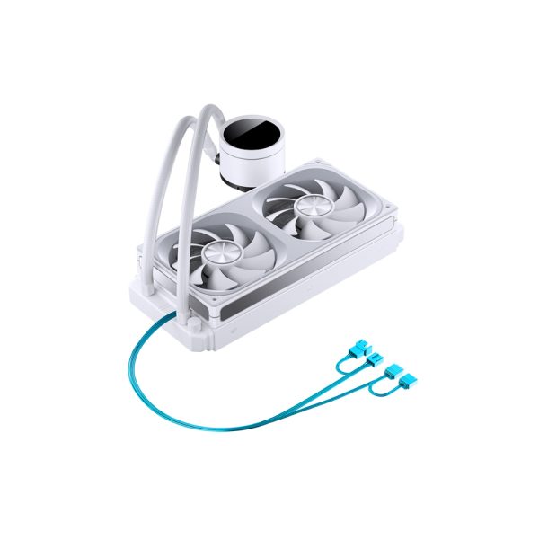 Tản nhiệt nước AIO JONSBO TH-240 White (ARGB, Hiển Thị Nhiệt Độ)