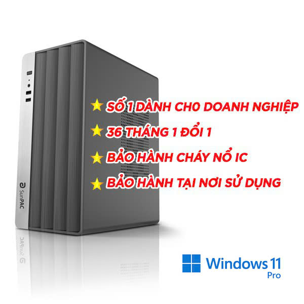 PC Sunpac I71362-16S5OS (I7 13620H/ 16GB/ 512GB SSD/ Win 11 Pro/ 3Y)