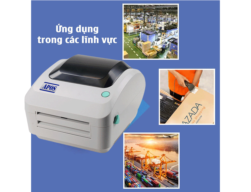 Máy in mã vạch tem nhãn APOS-470B-U