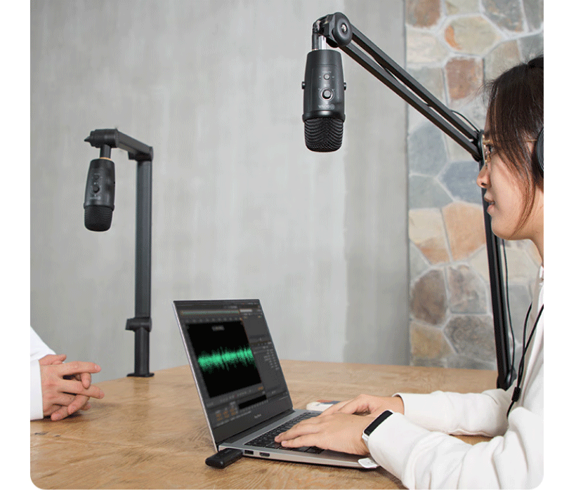 Microphone thu âm không dây Boya BY-PM500W