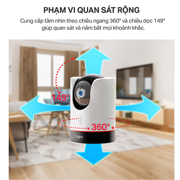 Camera IP Wifi TP-Link Tapo C225 quay quét