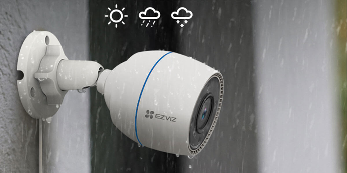 Camera ngoài trời IP wifi 2K quay quét EZVIZ CS-H3C.R100-1K3WKFL Color (3MP)