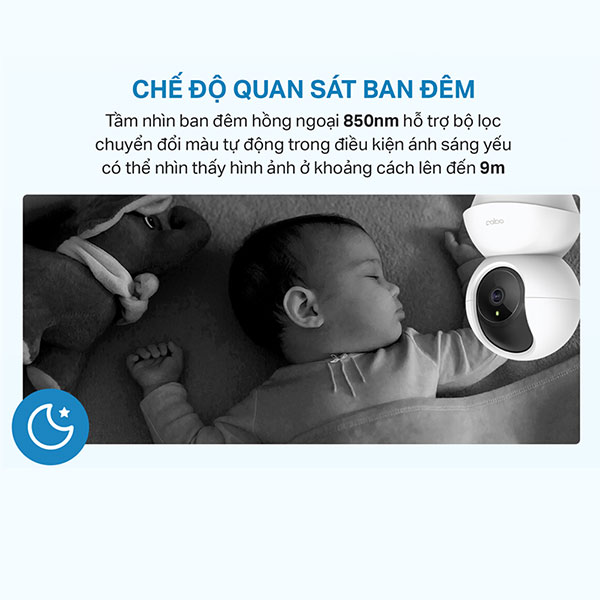 Camera IP Wifi quay 360 độ TP-Link Tapo C200 Full HD