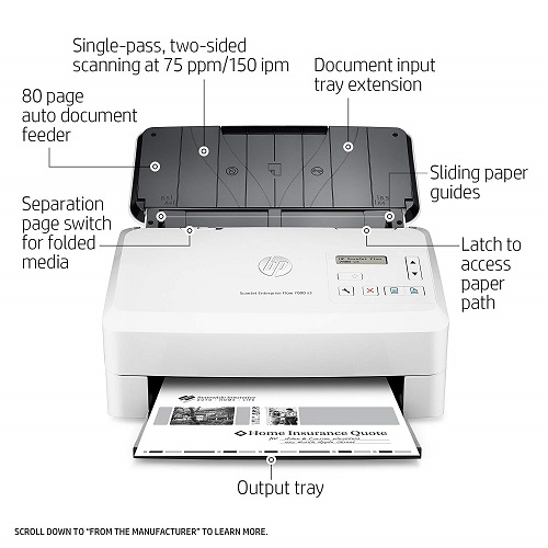 Máy quét HP Enterprise Flow 7000 S3 - L2757A