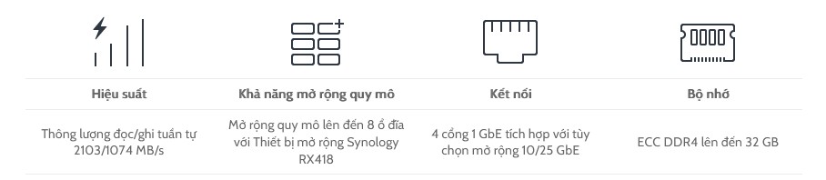 Ổ lưu trữ mạng Synology RS822+