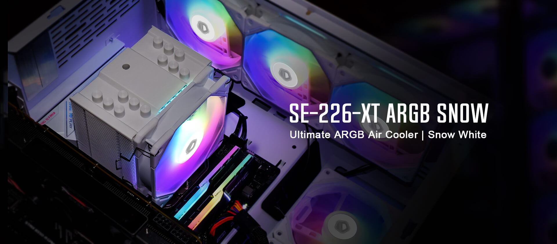 Tản nhiệt khí CPU ID COOLING SE-226-XT ARGB SNOW