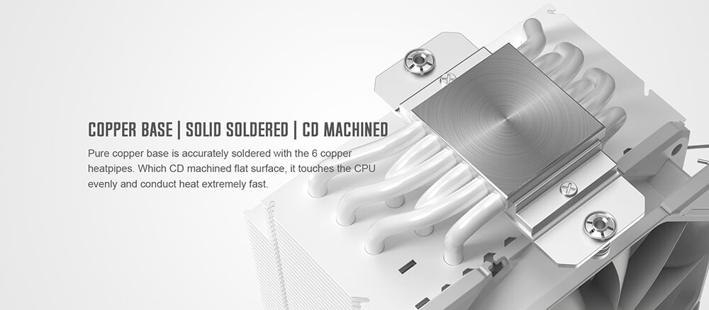 Tản nhiệt khí CPU ID COOLING SE-226-XT ARGB SNOW