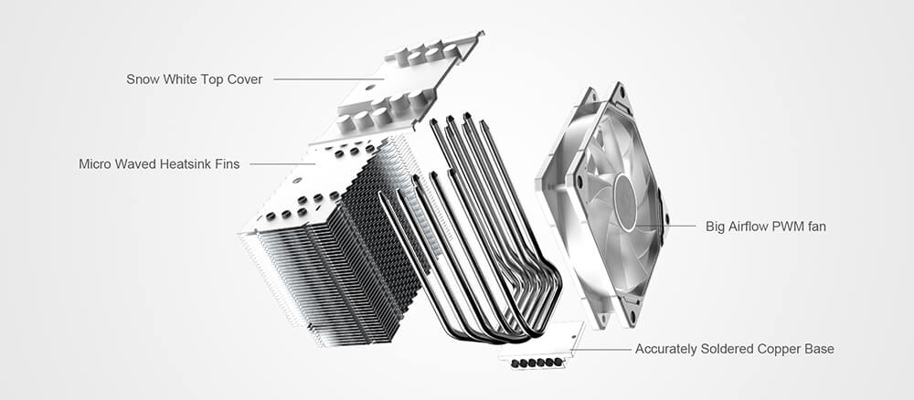 Tản nhiệt khí CPU ID COOLING SE-226-XT ARGB SNOW