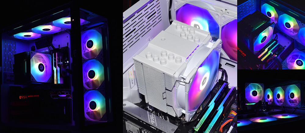 Tản nhiệt khí CPU ID COOLING SE-226-XT ARGB SNOW