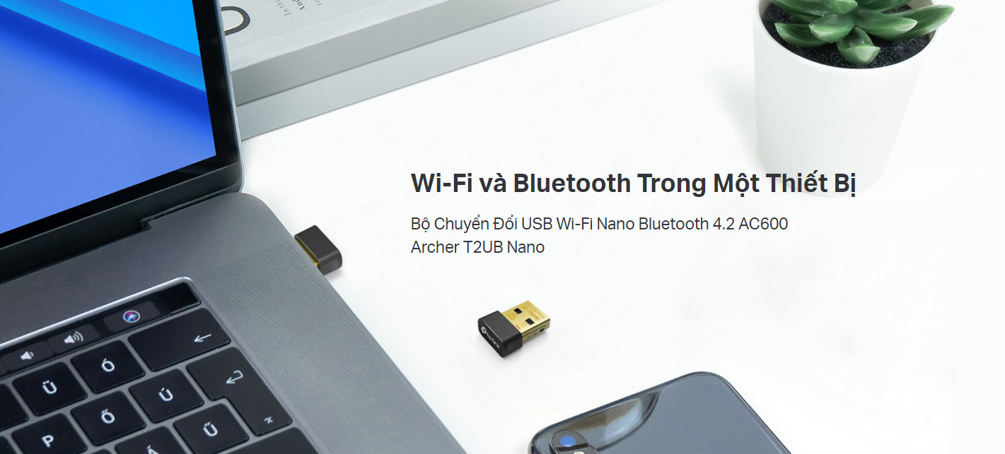 Cạc mạng không dây TP-Link USB Archer T2UB Nano
