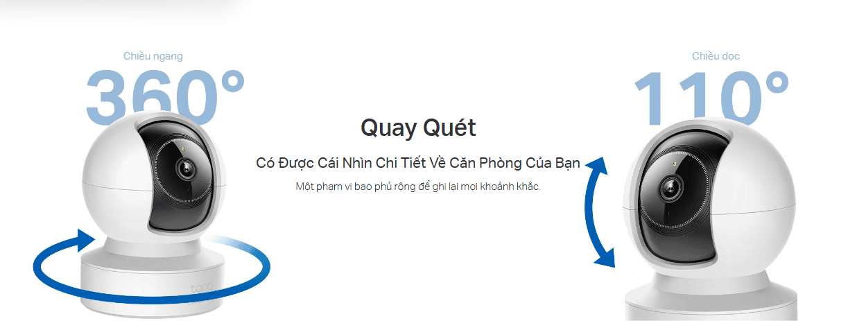 Camera ip wifi TP-Link Tapo C222 (2K 4MP/ Quay quét) – Giải pháp an ninh toàn diện với công nghệ AI thông minh