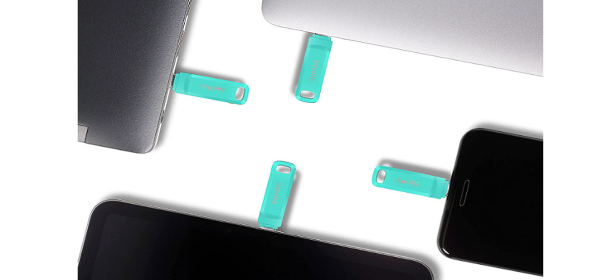 USB SanDisk SDDDC3 Ultra Dual Drive Go 64Gb USB Type-C (Màu xanh lá)