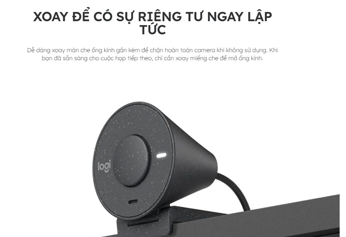Webcam Logitech Brio 300 1080p full HD