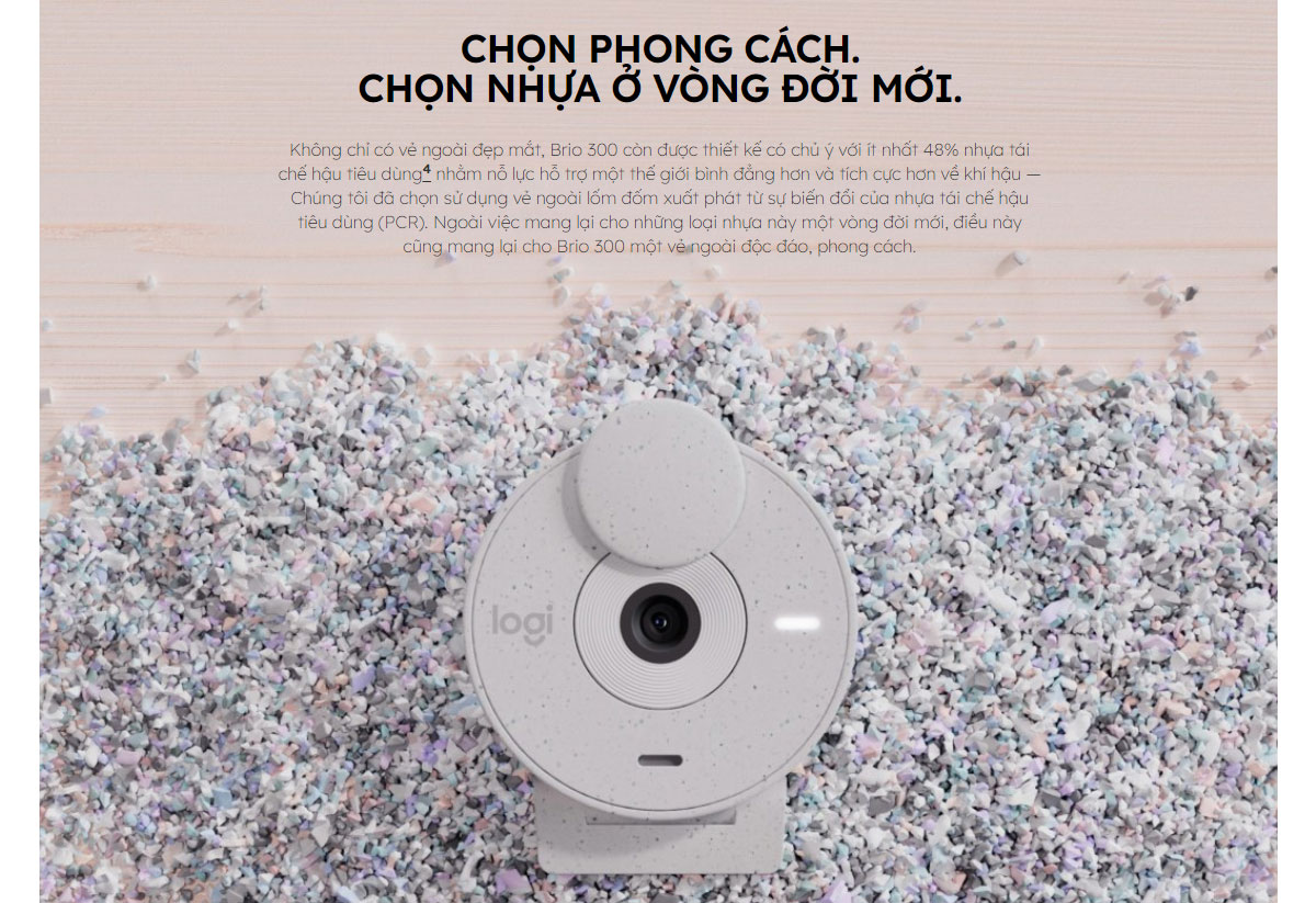 Webcam Logitech Brio 300 1080p full HD