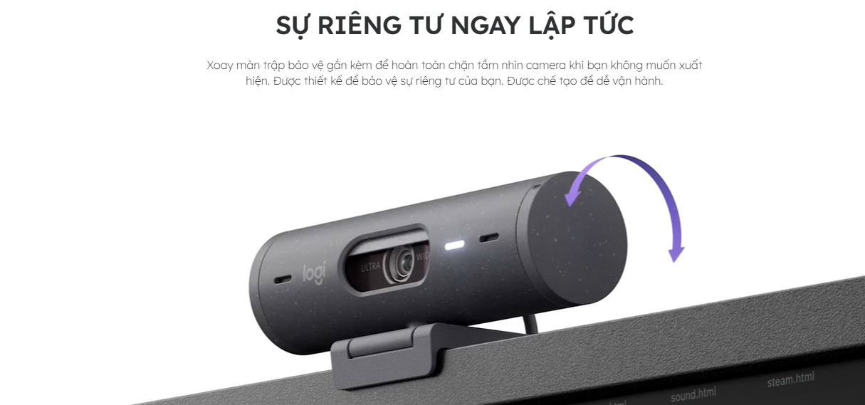 Webcam Logitech Brio 500